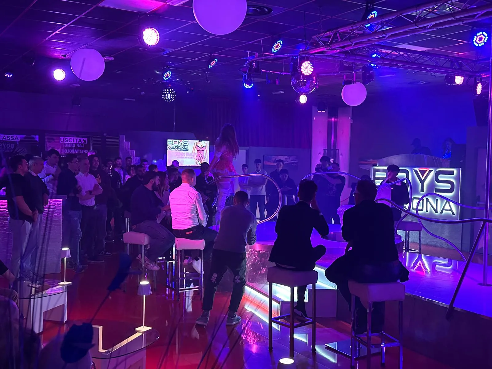 Sala principale durante uno show